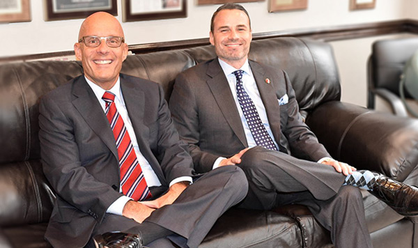 Photo of attorneys Edward Sapone and William Petrillo